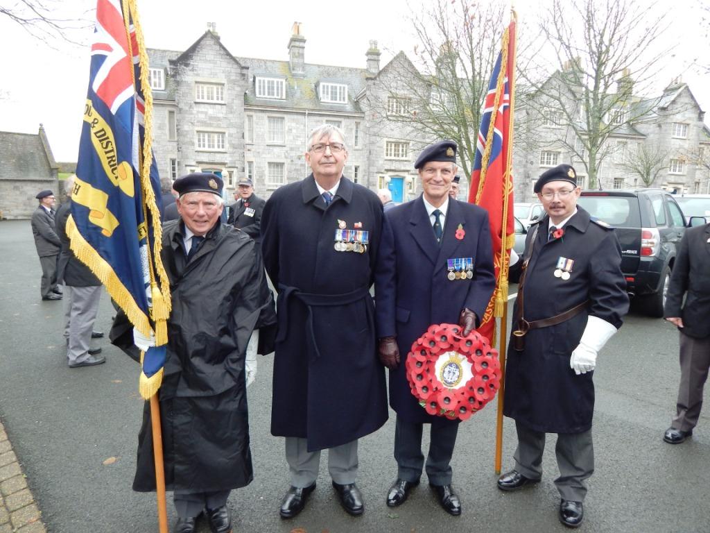 Remembrance 2015
Richard Walker, Charlie Rogers, Peter Lannin, Steven Tang.
Low turnout this year!
