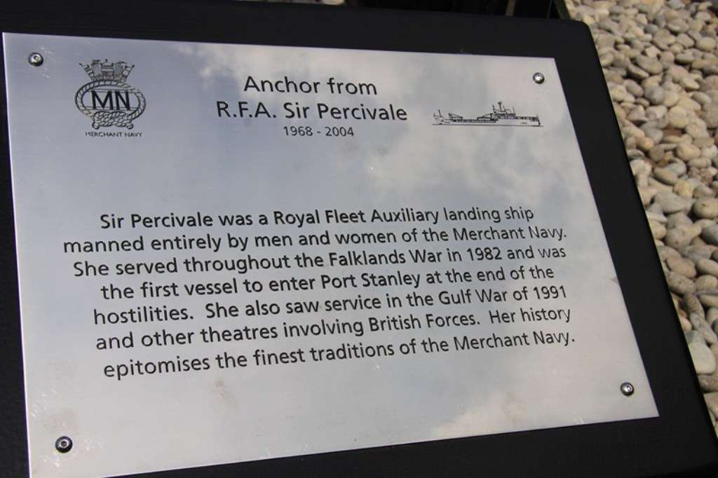Dedication of Sir Percivale's Anchor
The Plaque
Photo Pat Thompson.  [url=http://rfa-association.org/cpg14x/thumbnails.php?album=60]More here.[/url]
