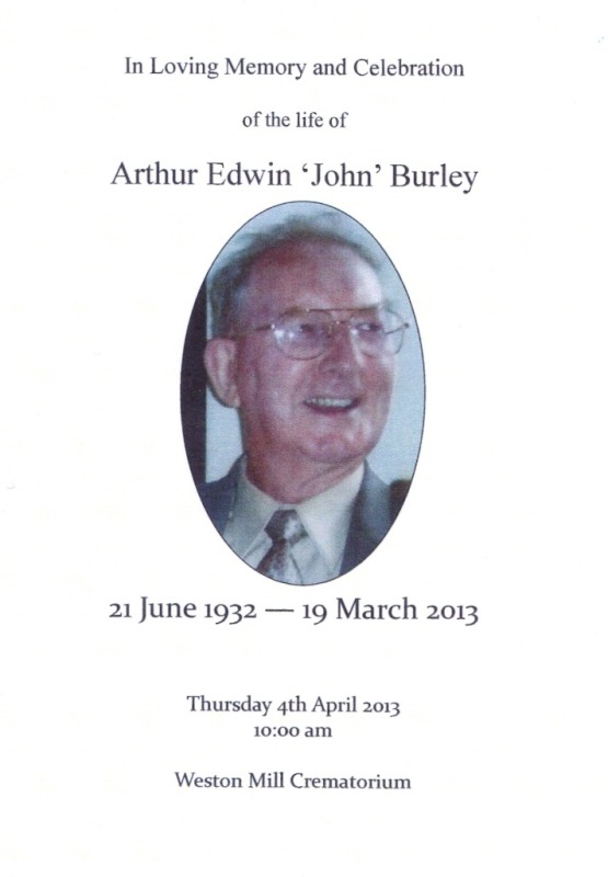 John Burley
1932 - 2013

