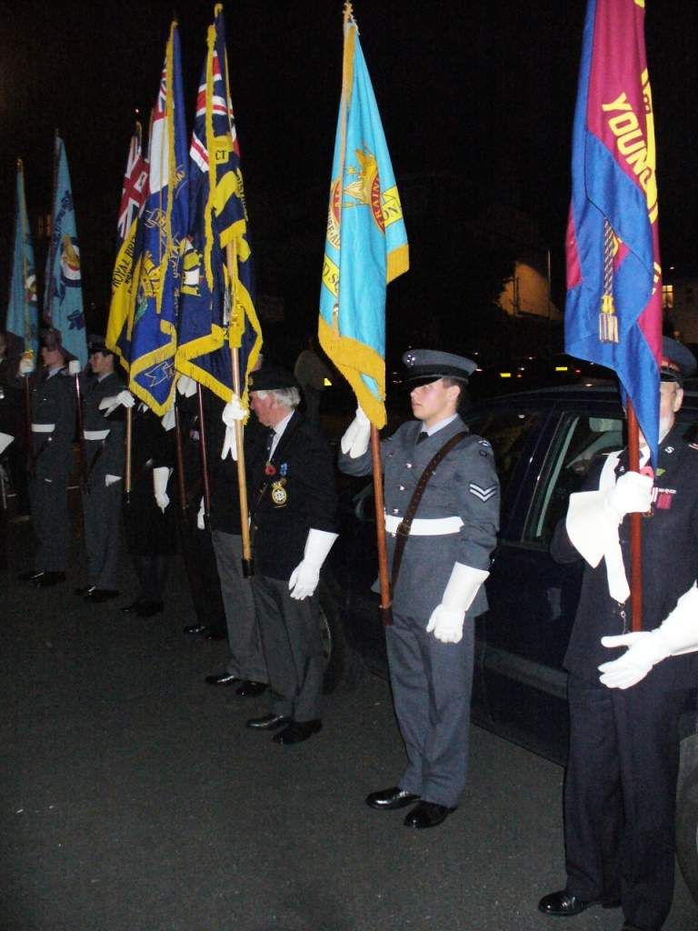 Torpoint Festival of Remembrance
21 October. RW with the Branch Standard.
