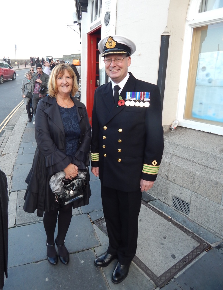 Remembrance 2014
Capt & Mrs Nick Cowan.
