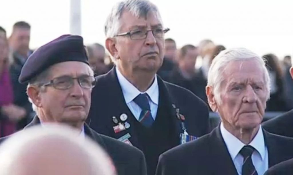 Tony Pitt & Charlie Rogers
Courtesy of ITN West Country.
Full video [url=http://www.itv.com/news/westcountry/story/2014-11-09/thousands-mark-remembrance-sunday/]here.[/url]
