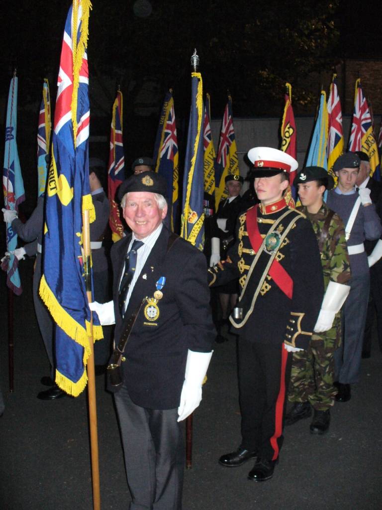 Torpoint 2011
Richard Walker with the Branch Standard
